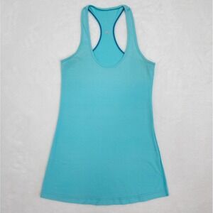Lululemon Aqua Blue‎ Racerback Tank Top - Athletic Workout Activewear